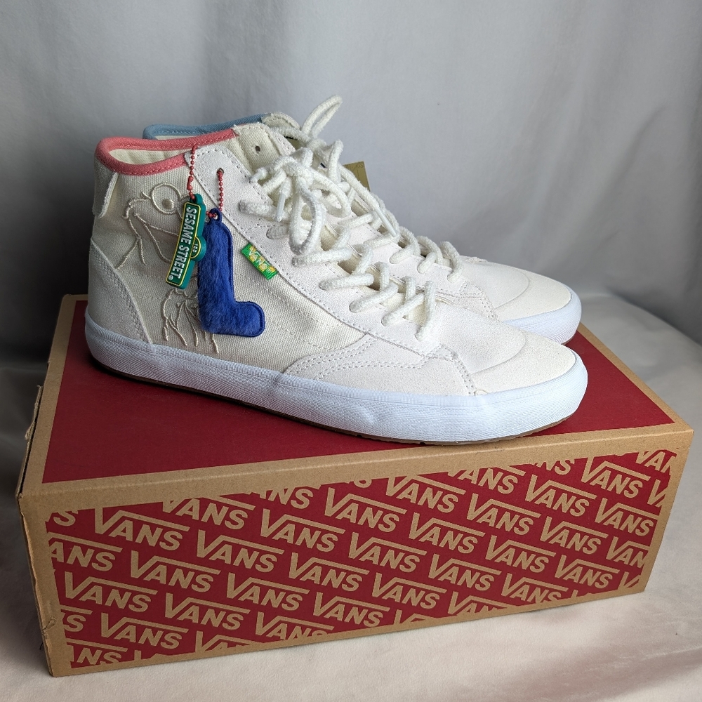 New! Vans X Sesame Street The Lizzie High-Top VR3 Skateboard Shoe Size 10M - Picture 2 of 14